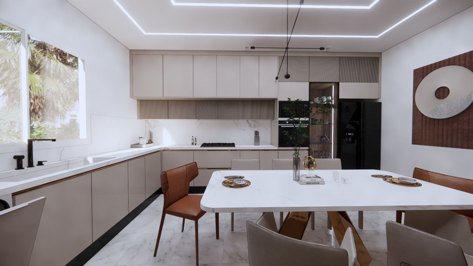 big 2 gloss kitchen Free 3D model_15