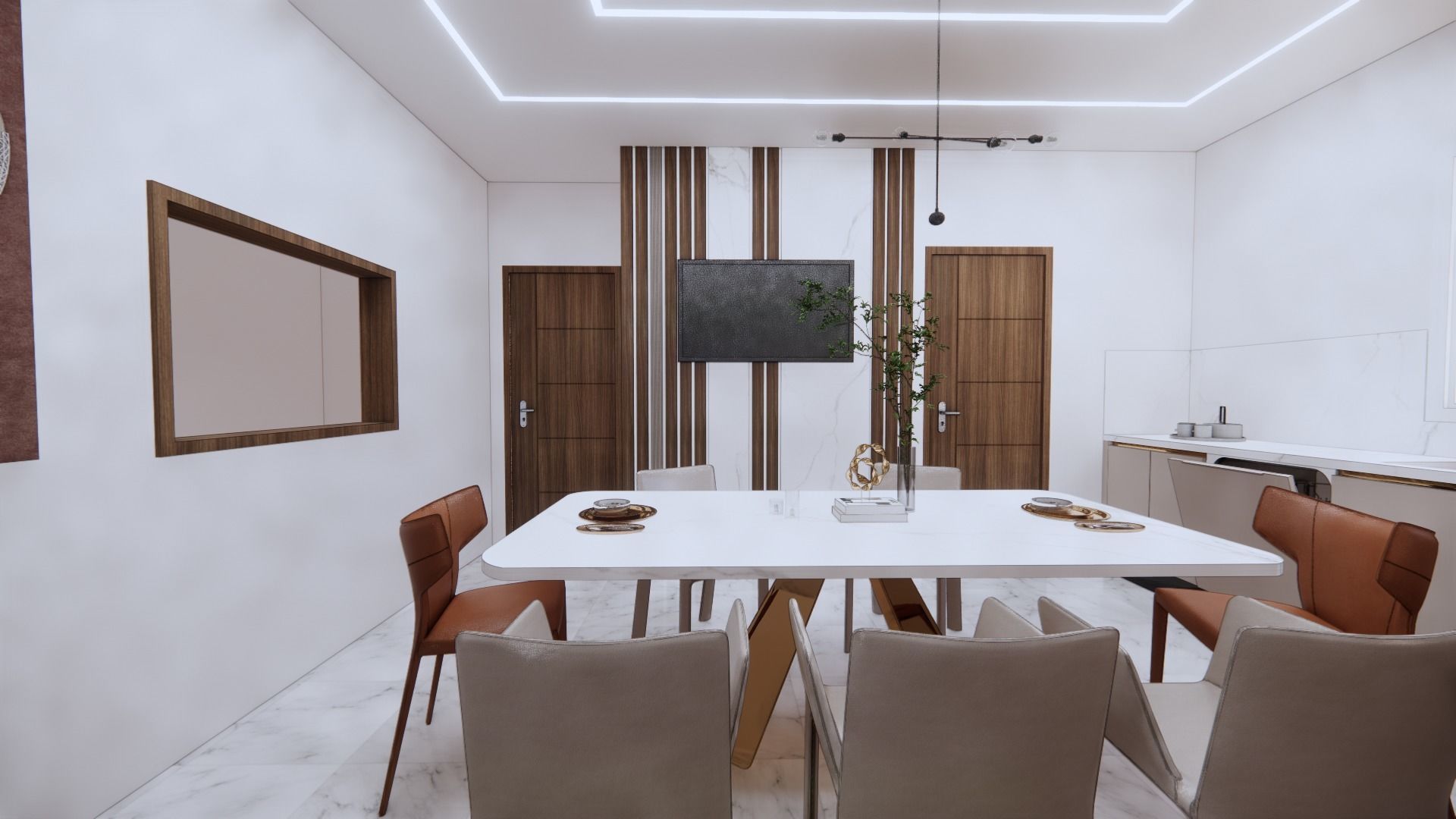 big 2 gloss kitchen Free 3D model_17