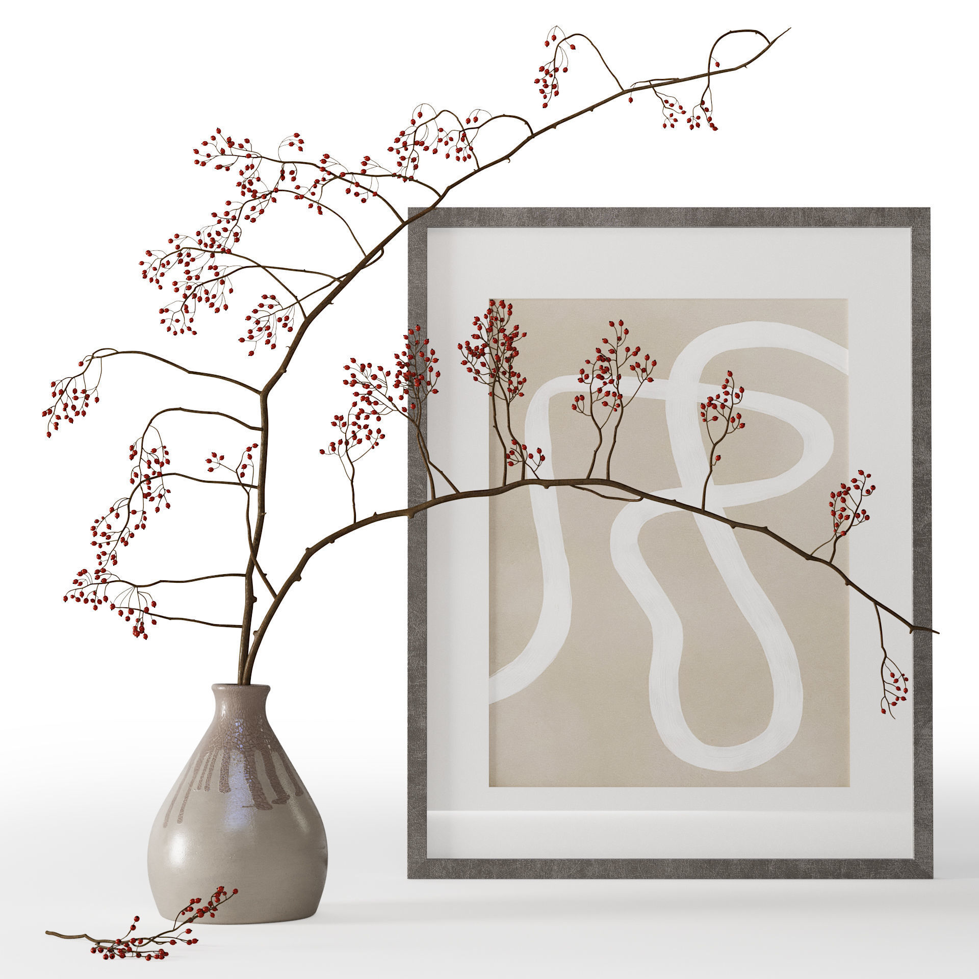 Decor Set 220 3D model_2