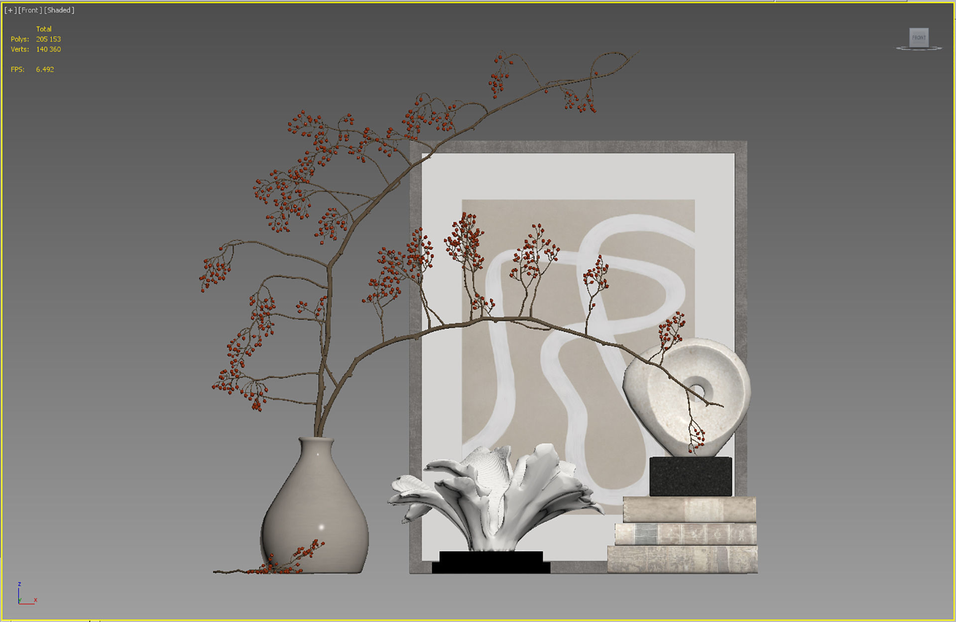 Decor Set 220 3D model_5