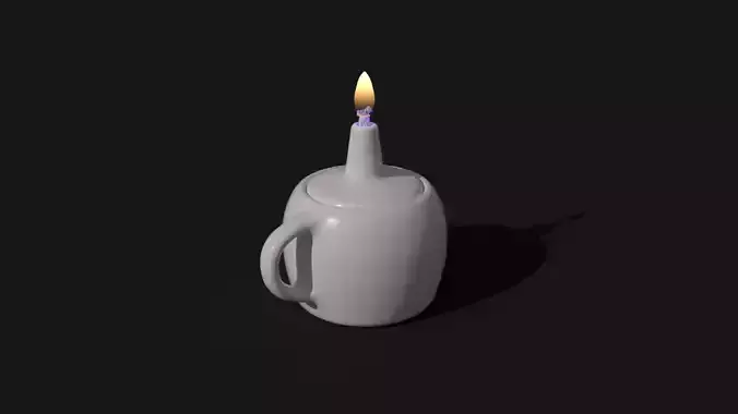 KEROSENE LAMP 3D model