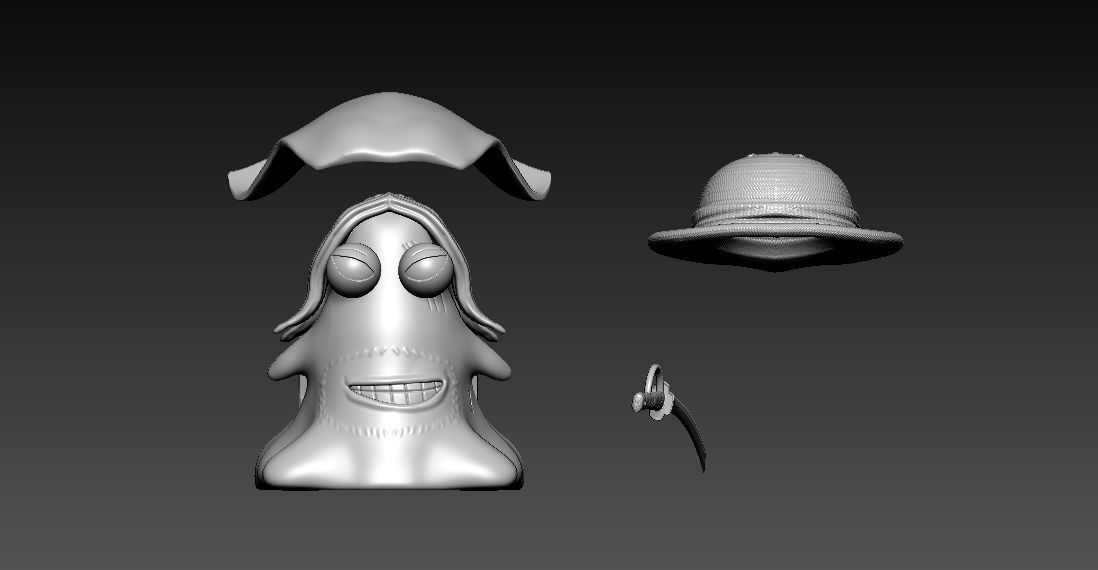 DEN DEN MUSHI - SHANKS - ONEPIECE - 3D PRINT 3D print model_2