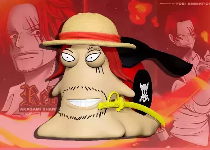 DEN DEN MUSHI - SHANKS - ONEPIECE - 3D PRINT