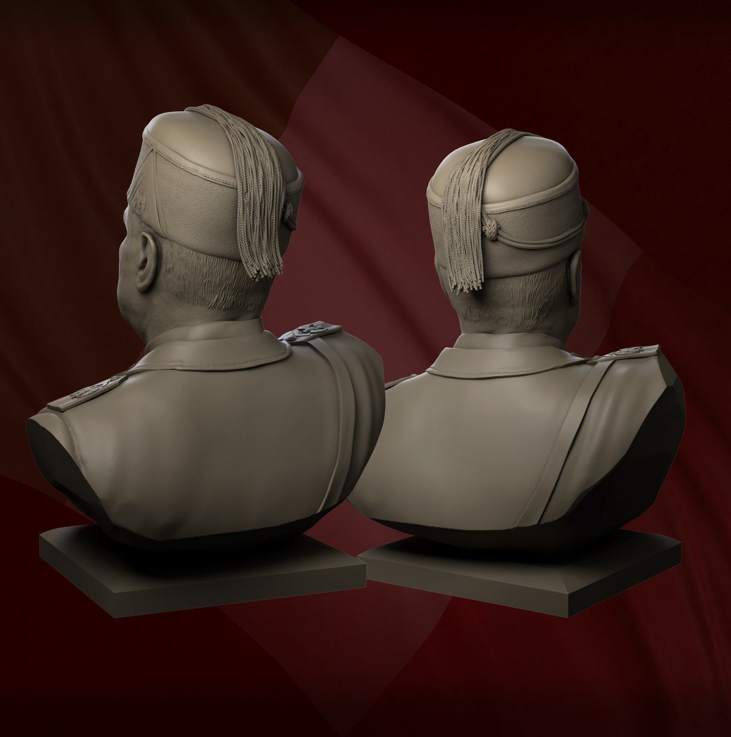 Musolini Rome Model Benito Mussolini 3D model 3D printable | CGTrader