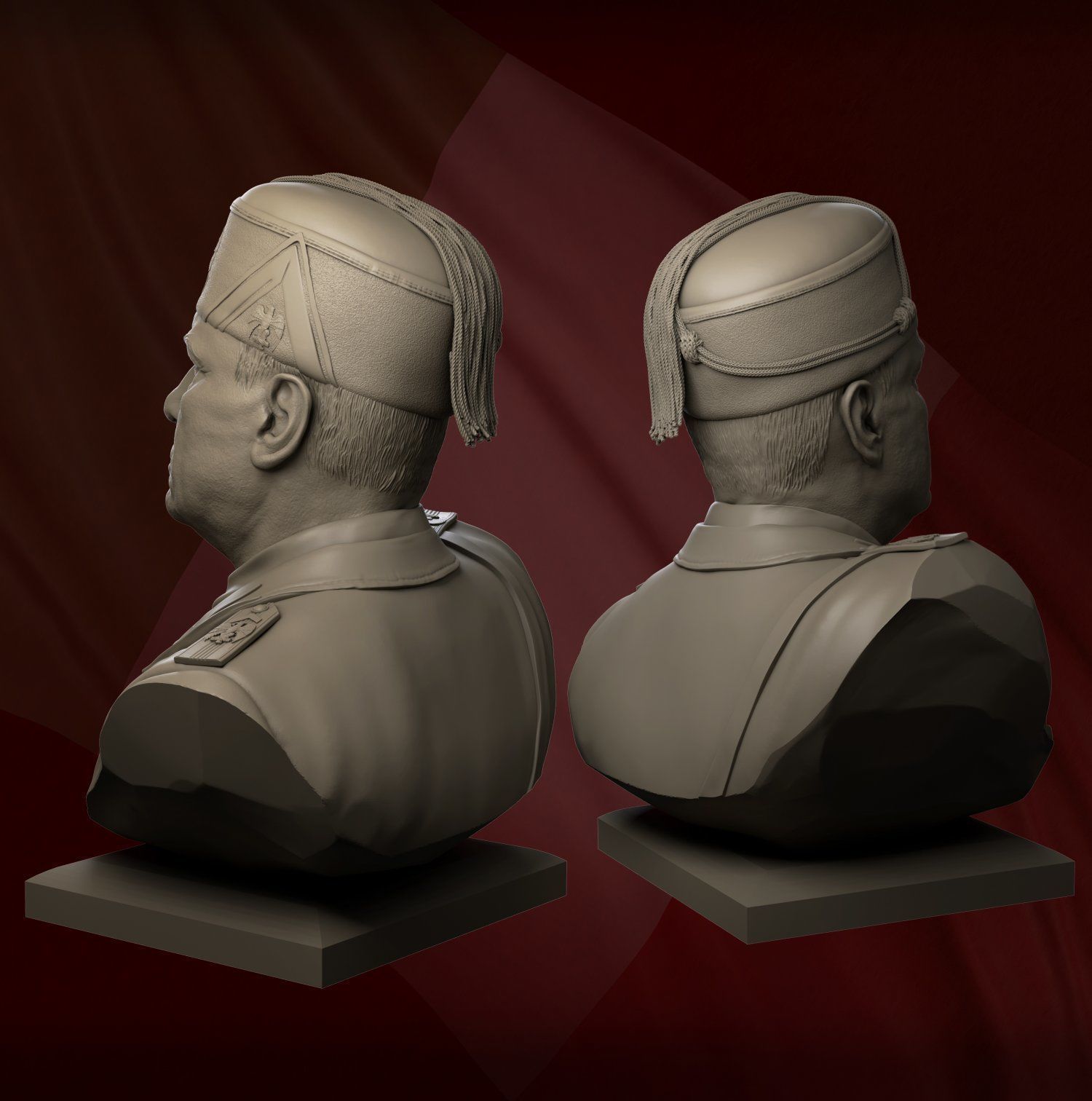 Musolini Rome Model Benito Mussolini 3D model 3D printable | CGTrader