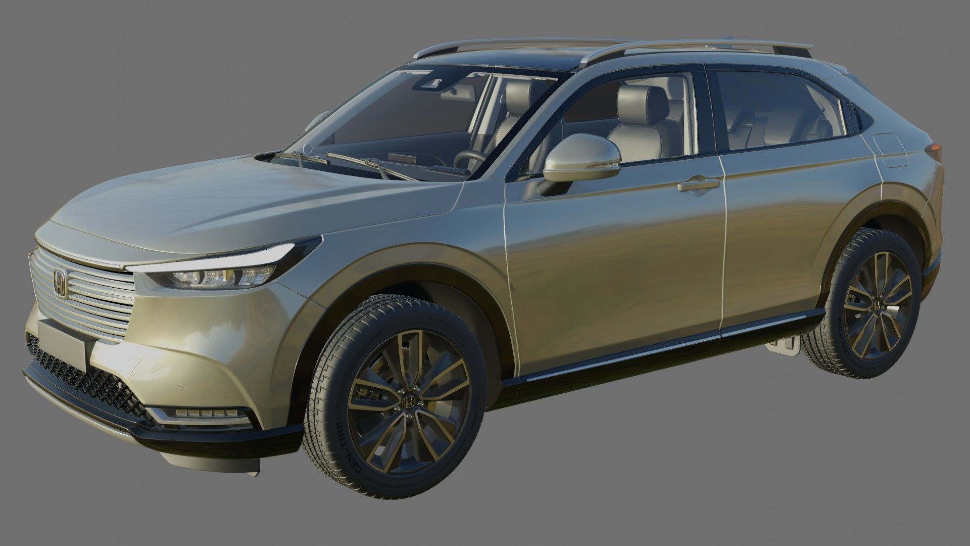 Honda HR-V Vezel XR-V 2022 with interior 3D model_19