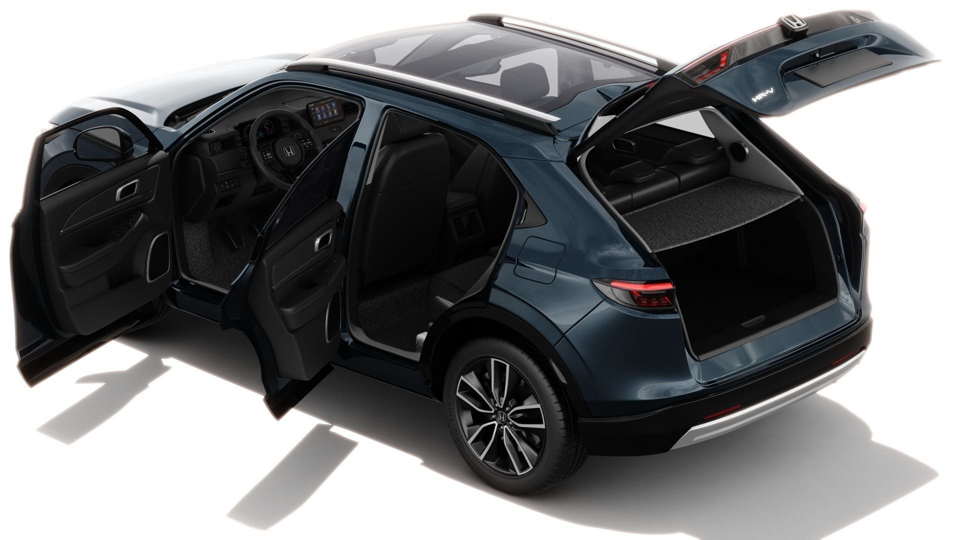 Honda HR-V Vezel XR-V 2022 with interior 3D model_2