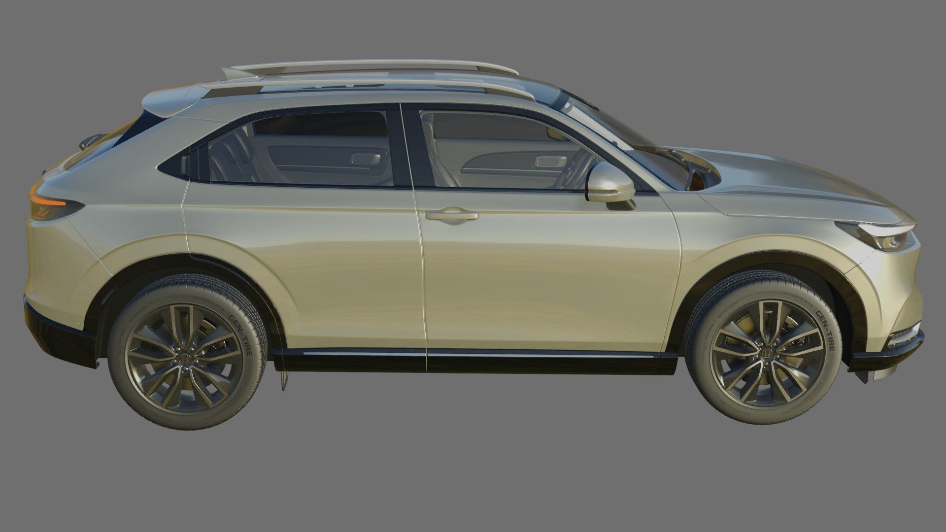 Honda HR-V Vezel XR-V 2022 with interior 3D model_21