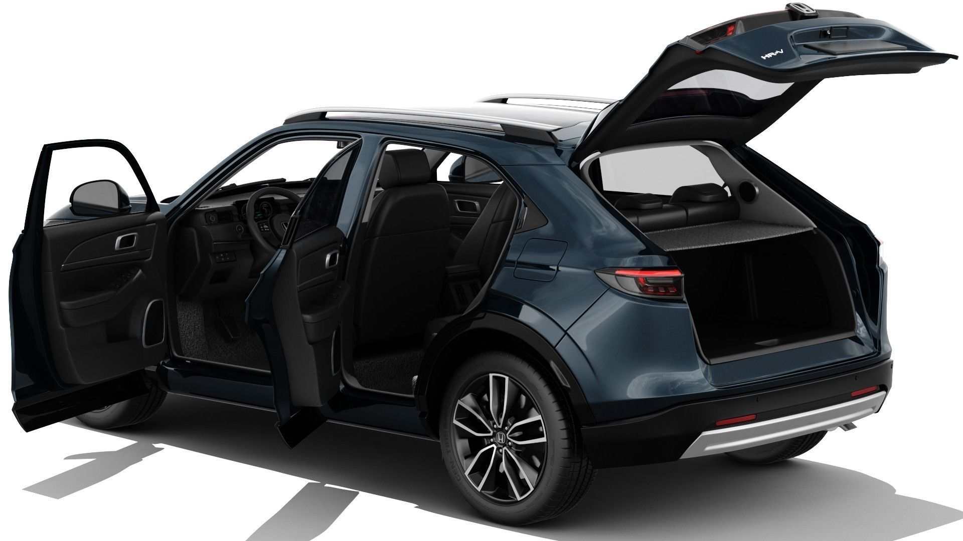 Honda HR-V Vezel XR-V 2022 with interior 3D model_12