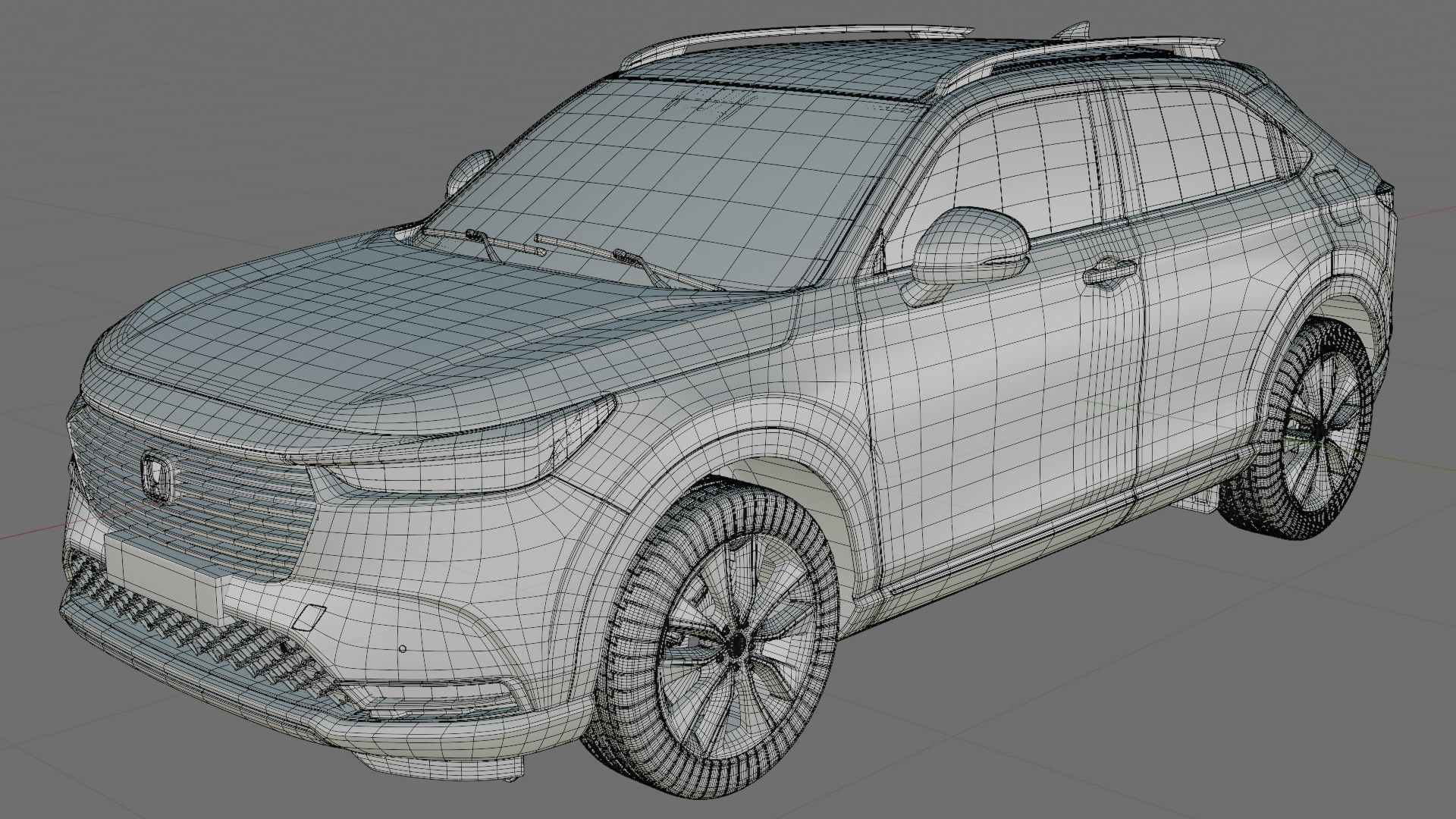 Honda HR-V Vezel XR-V 2022 with interior 3D model_24