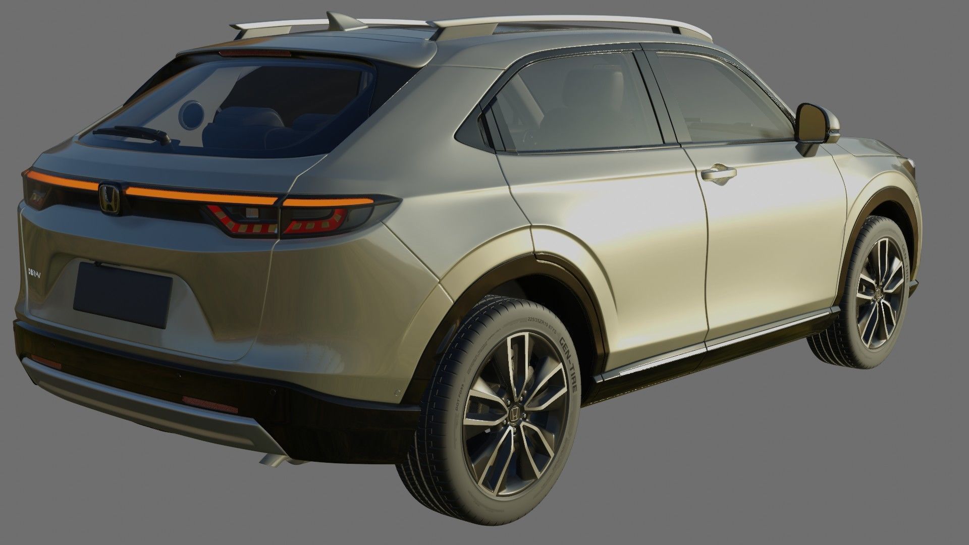Honda HR-V Vezel XR-V 2022 with interior 3D model_20