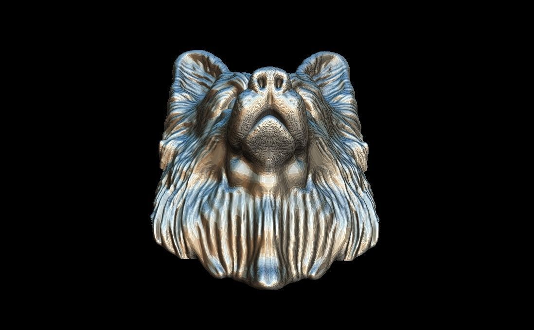 German shepherd Dog 3D print model_7