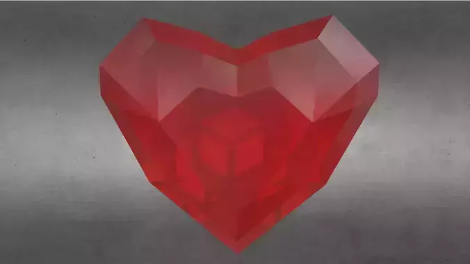 Crystal Heart - Mini-Cubic