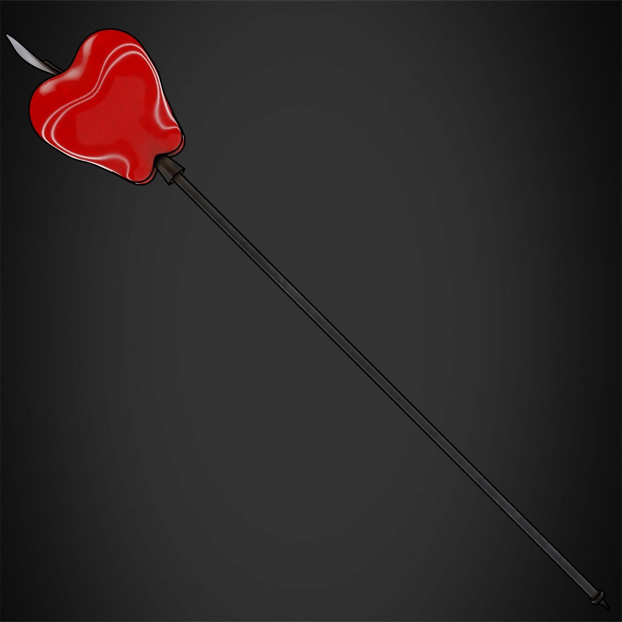 Hazbin Hotel Lucifer Morningstar Apple Staff for Cosplay 3D print model_8