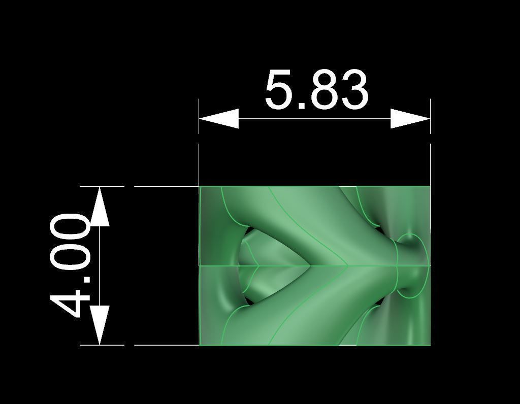 bracelet whit lock 3D print model_3