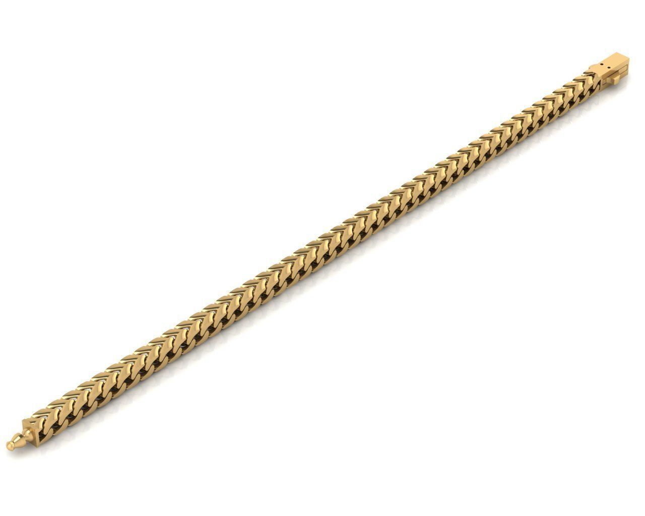 bracelet whit lock 3D print model_1