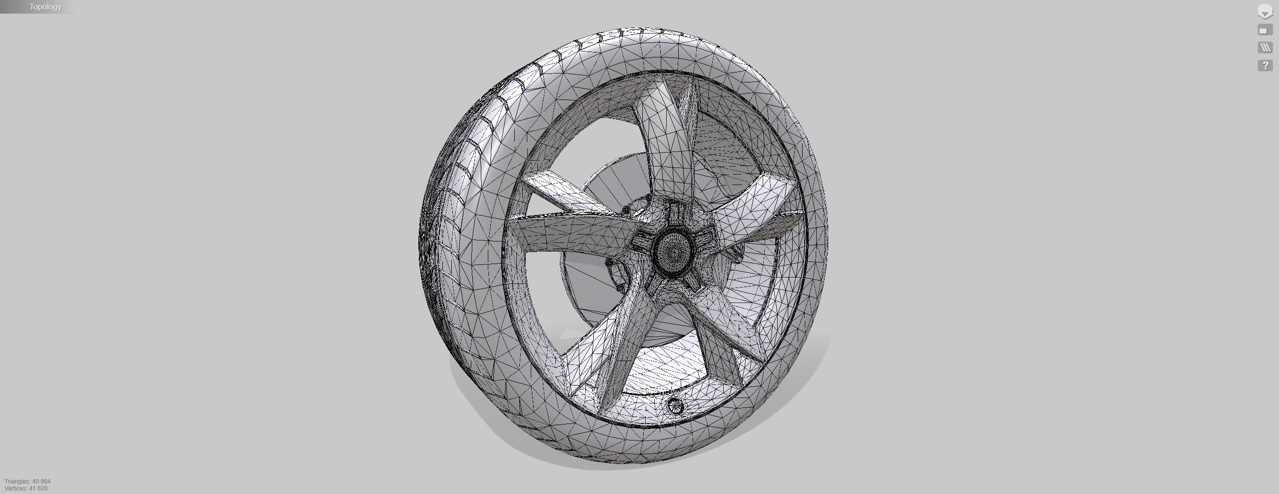 Car tire 3D model_10
