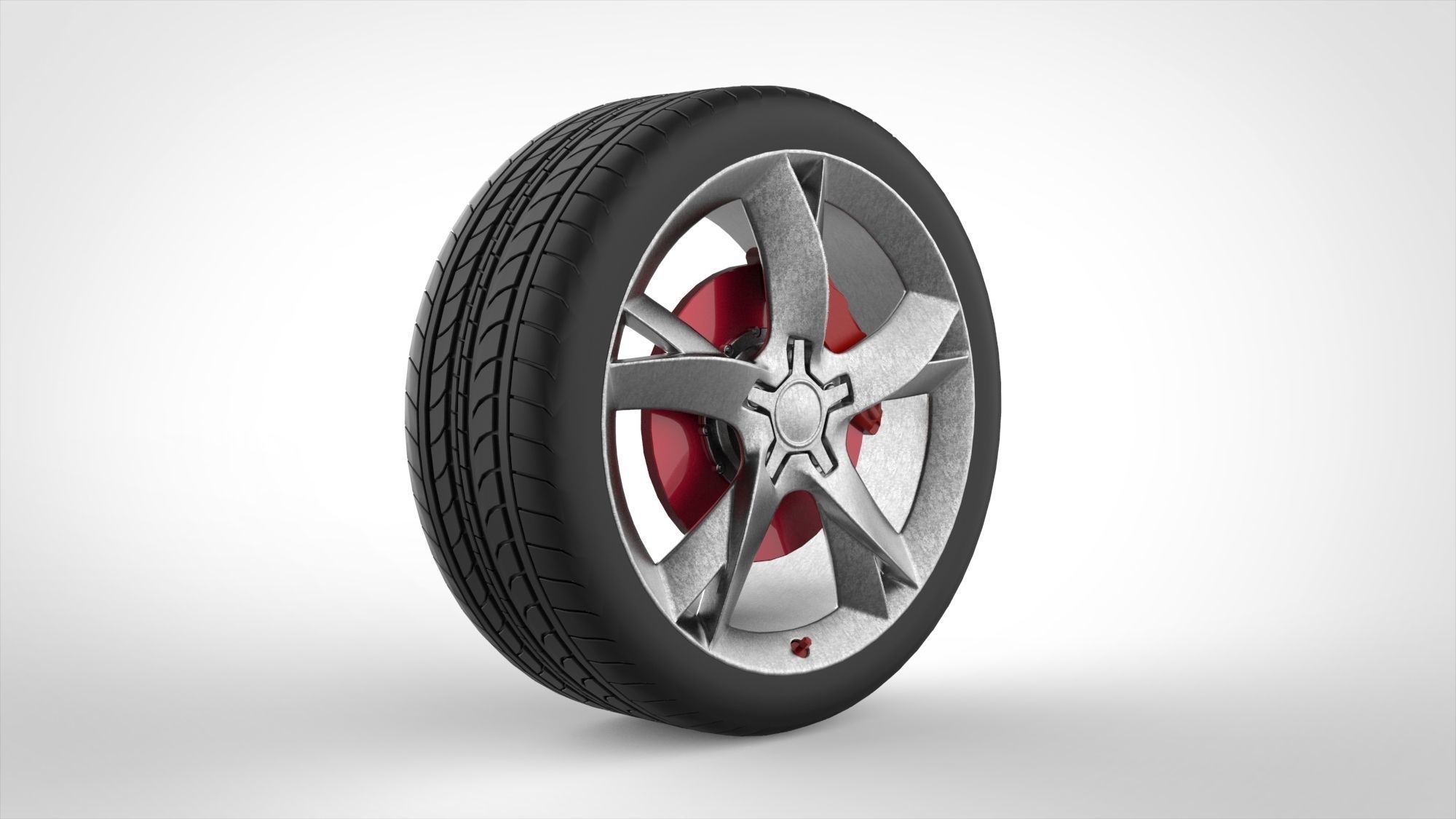 Car tire 3D model_2