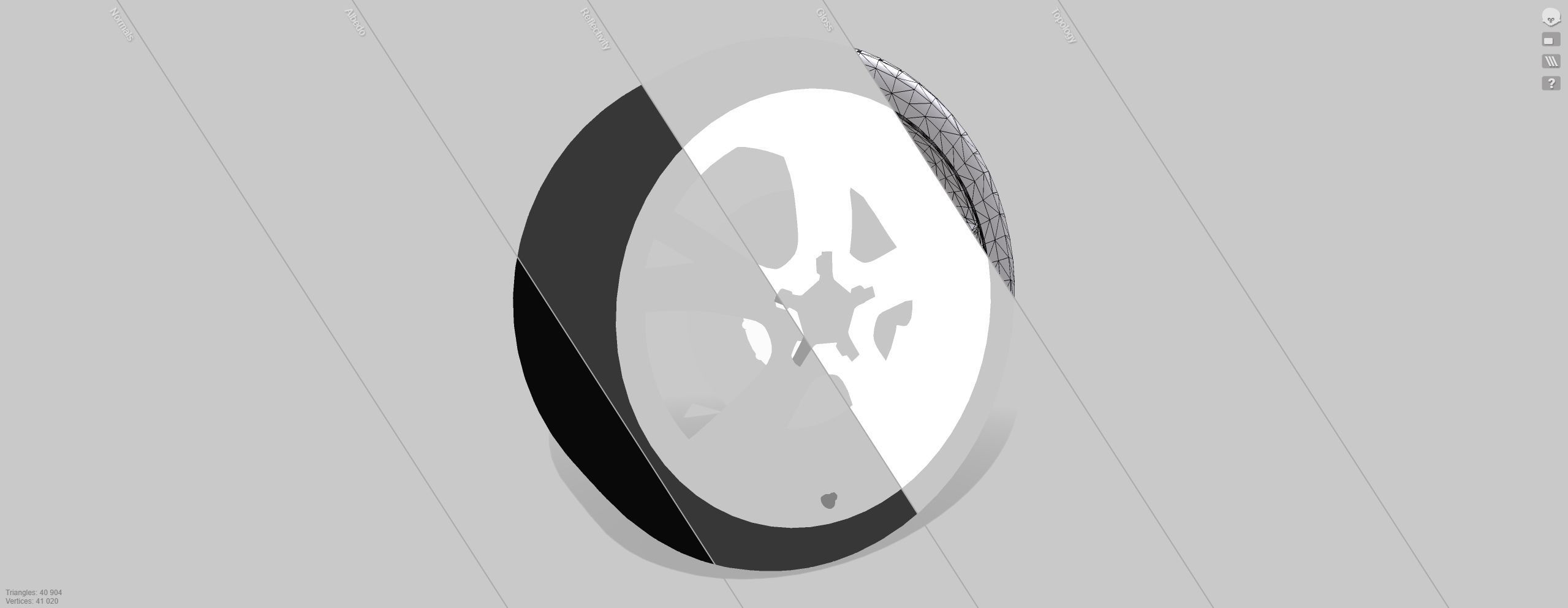 Car tire 3D model_11