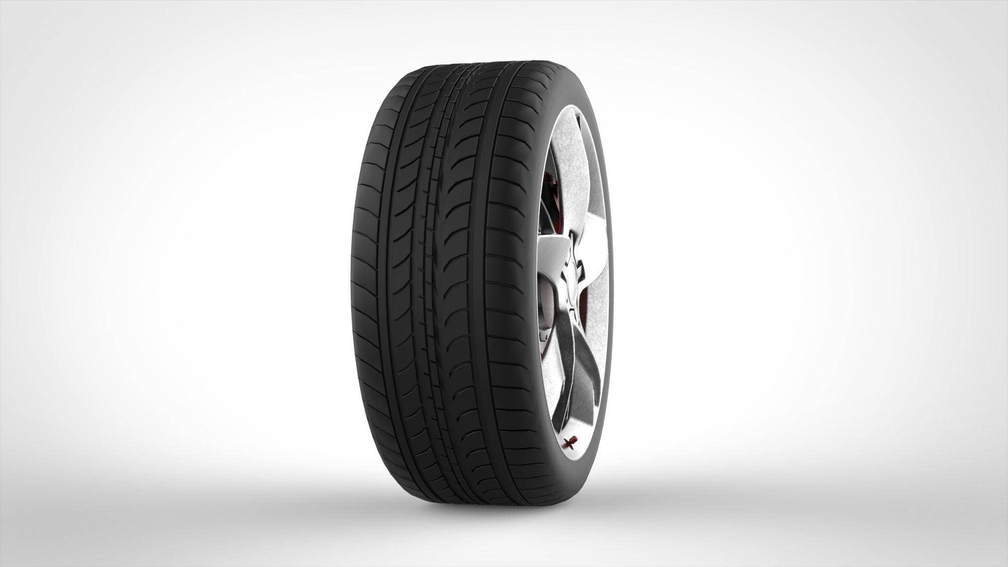 Car tire 3D model_7