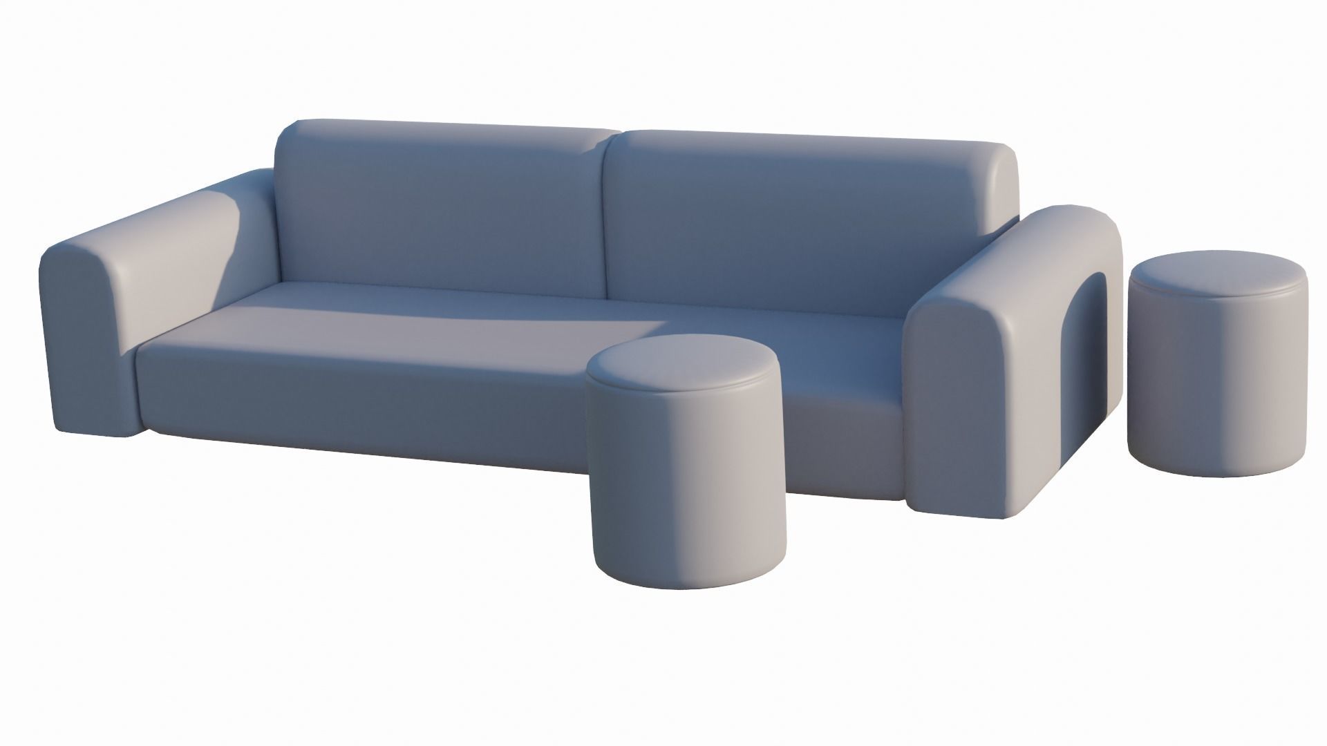 sofa for interior 3D model_1