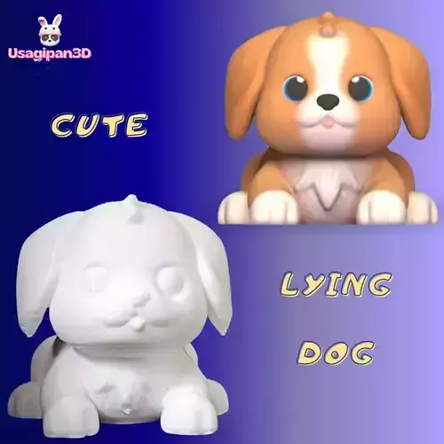Cute Lying Dog