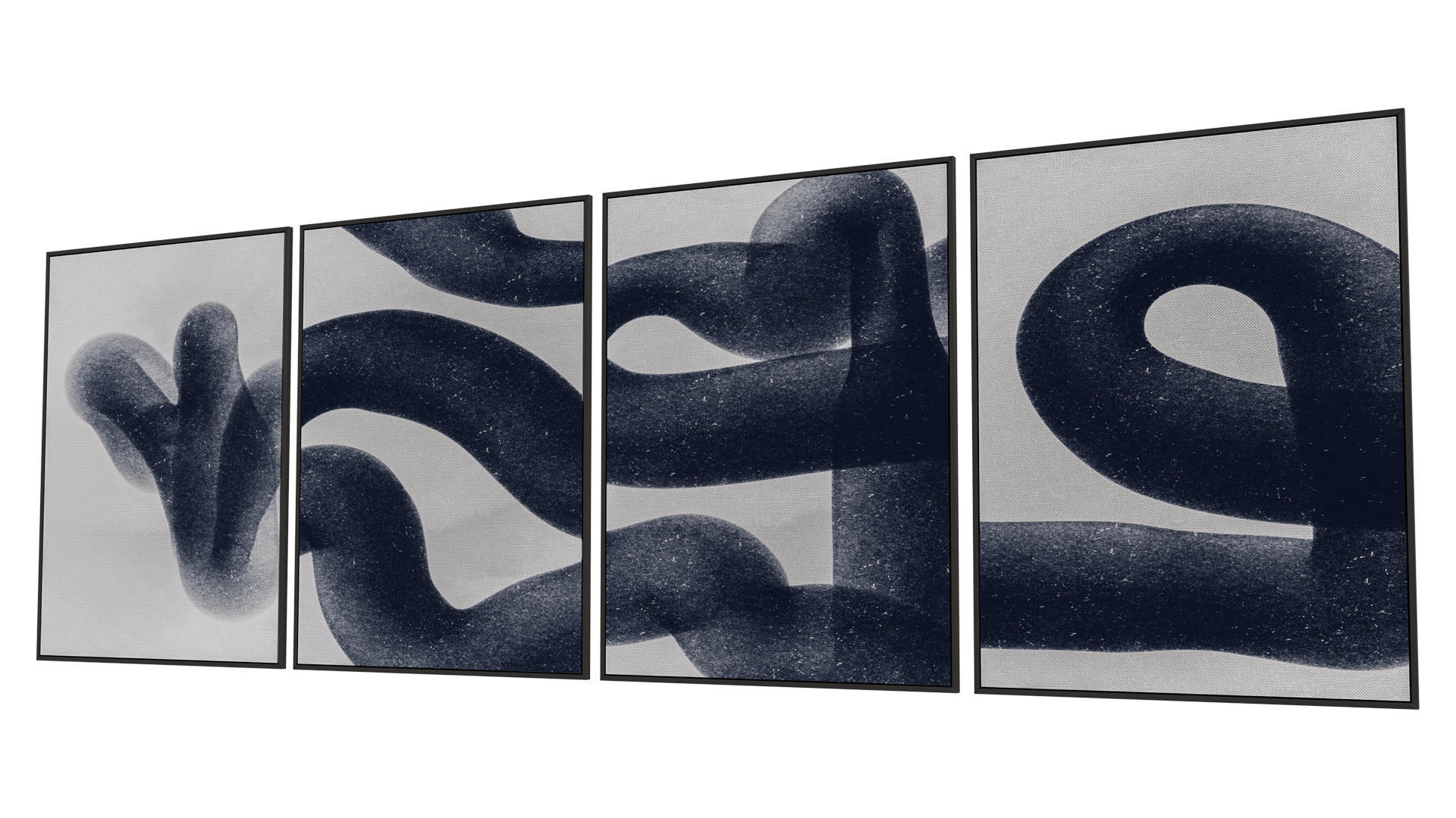 8 Abstract Frames Set 005 3D model_2