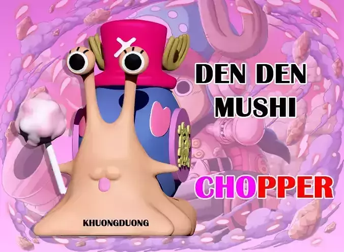 DEN DEN MUSHI - CHOPPER - ONE PIECE - 3D PRINT