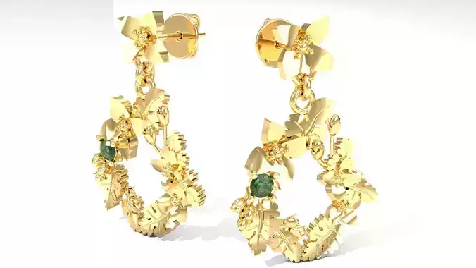 Flower Garden Earring