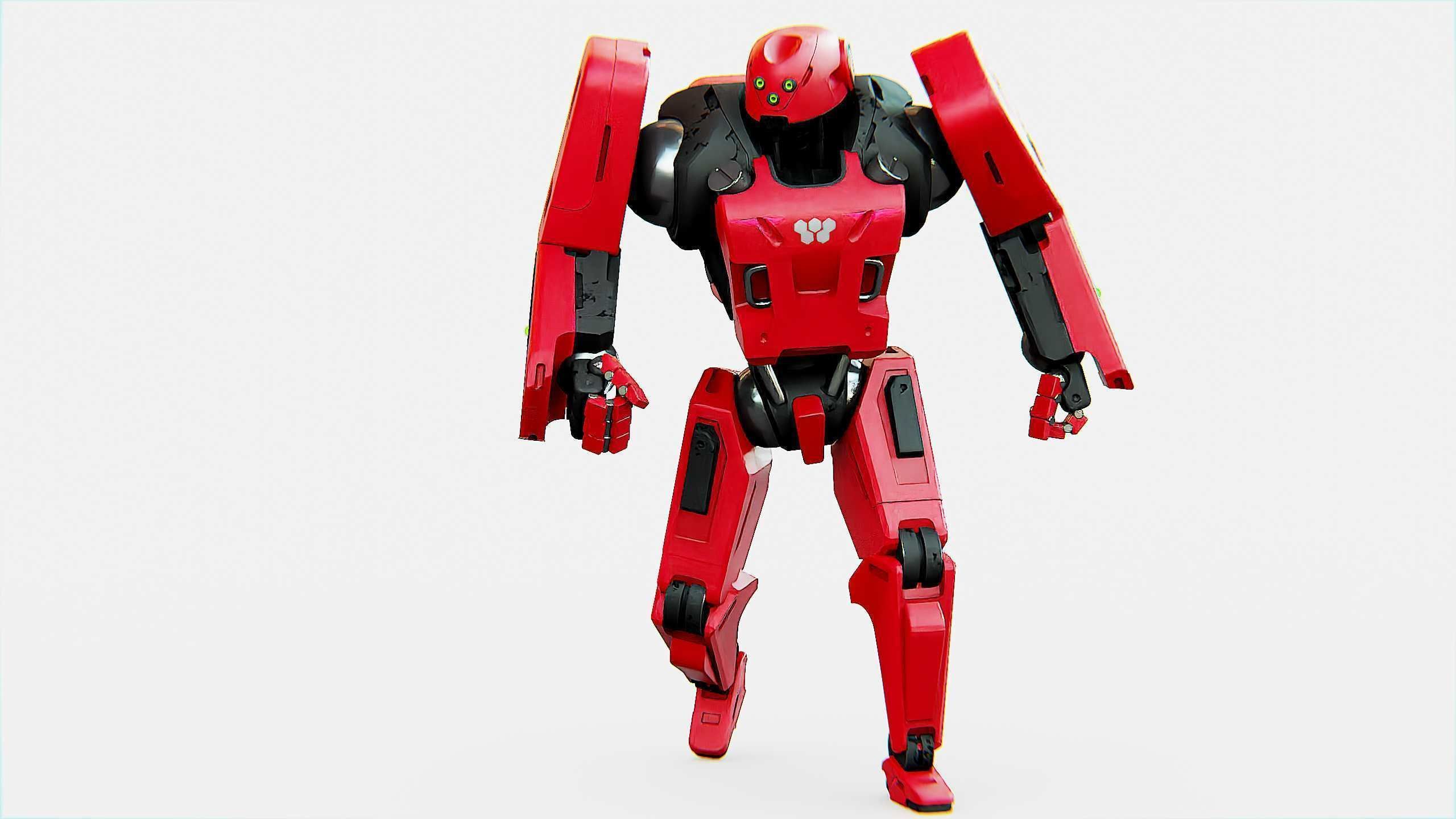 MECHA SOLDIER X Rigged for Unreal Engine - Unity - MIXAMO 3D model_27