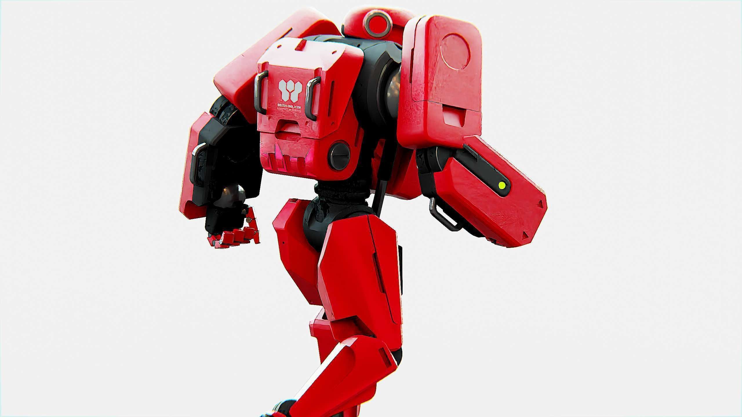 MECHA SOLDIER X Rigged for Unreal Engine - Unity - MIXAMO 3D model_29