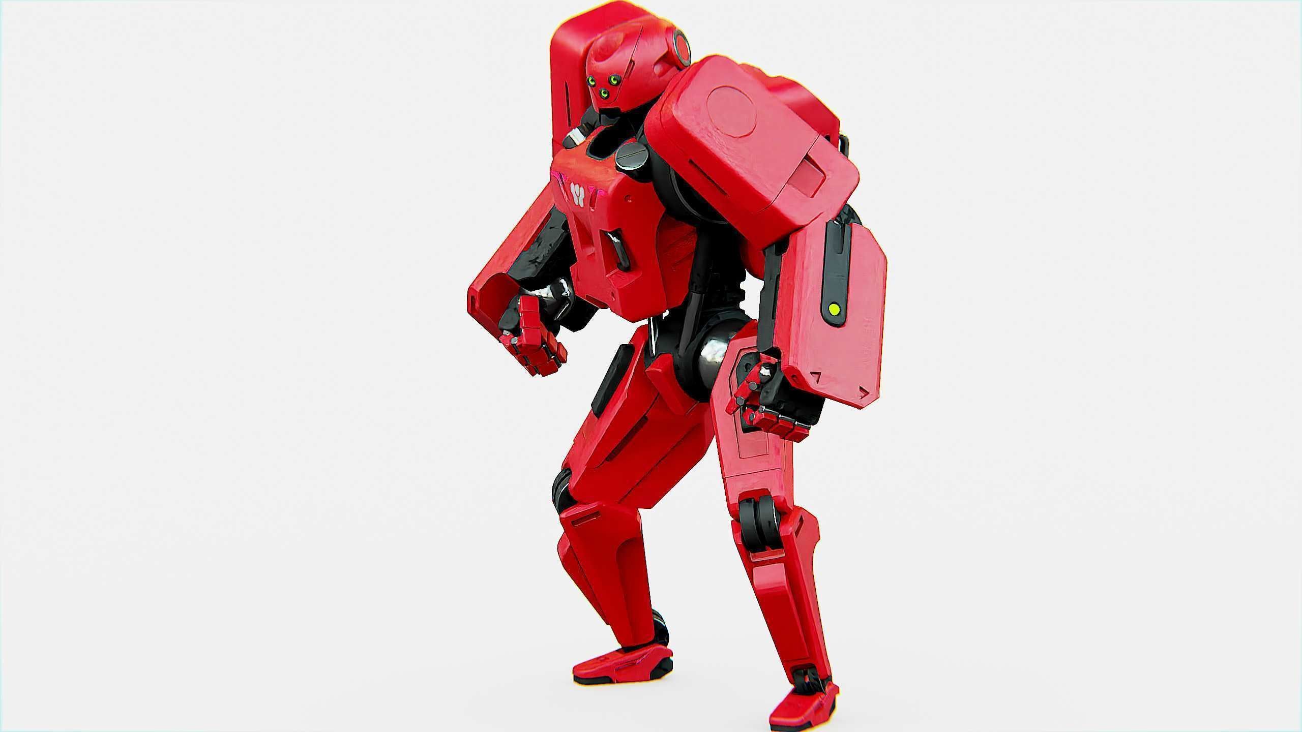 MECHA SOLDIER X Rigged for Unreal Engine - Unity - MIXAMO 3D model_5