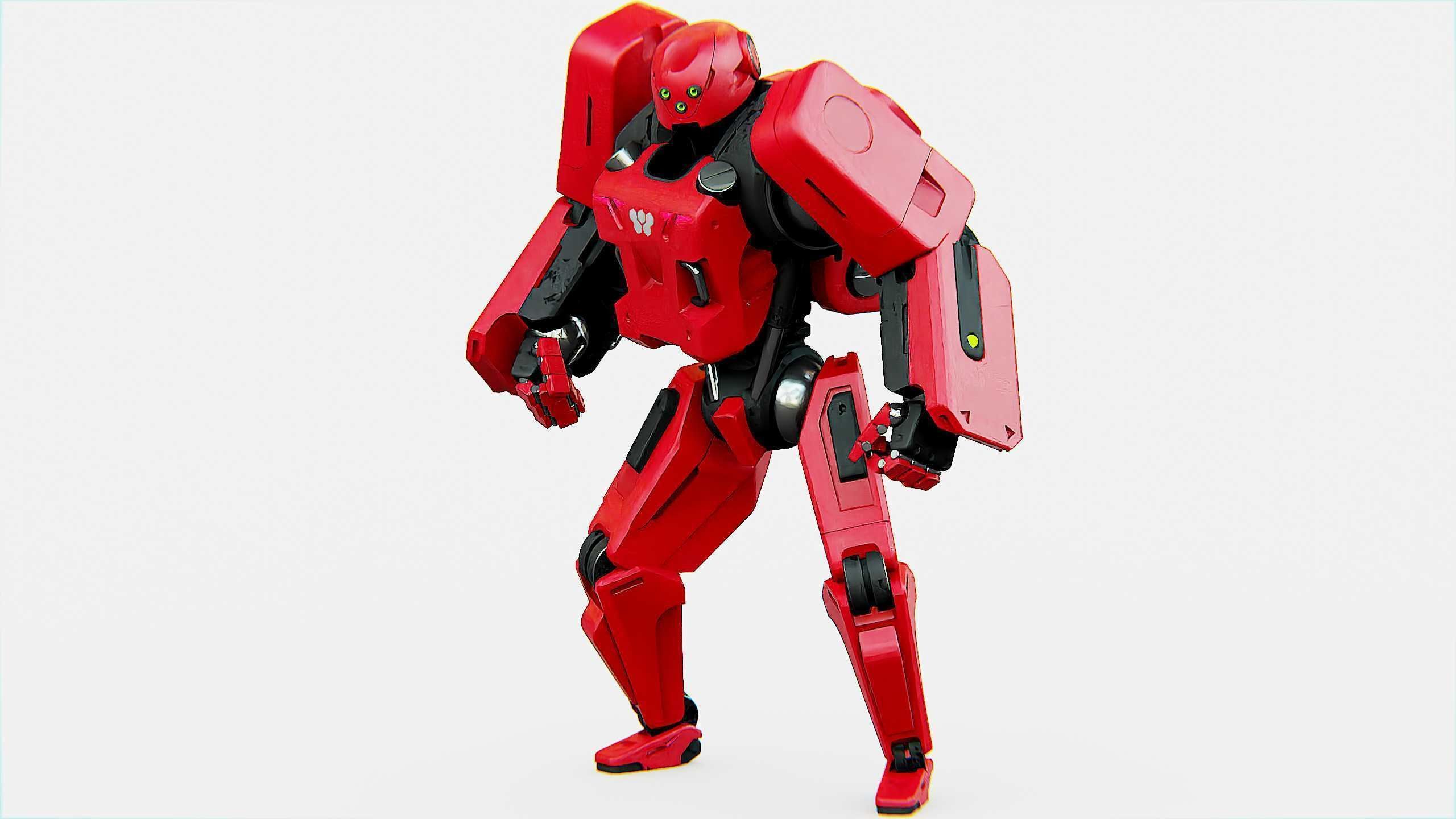 MECHA SOLDIER X Rigged for Unreal Engine - Unity - MIXAMO 3D model_4