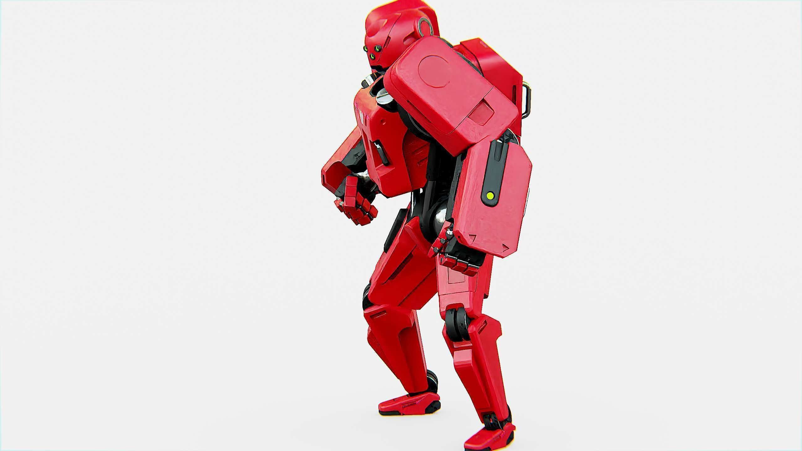 MECHA SOLDIER X Rigged for Unreal Engine - Unity - MIXAMO 3D model_6