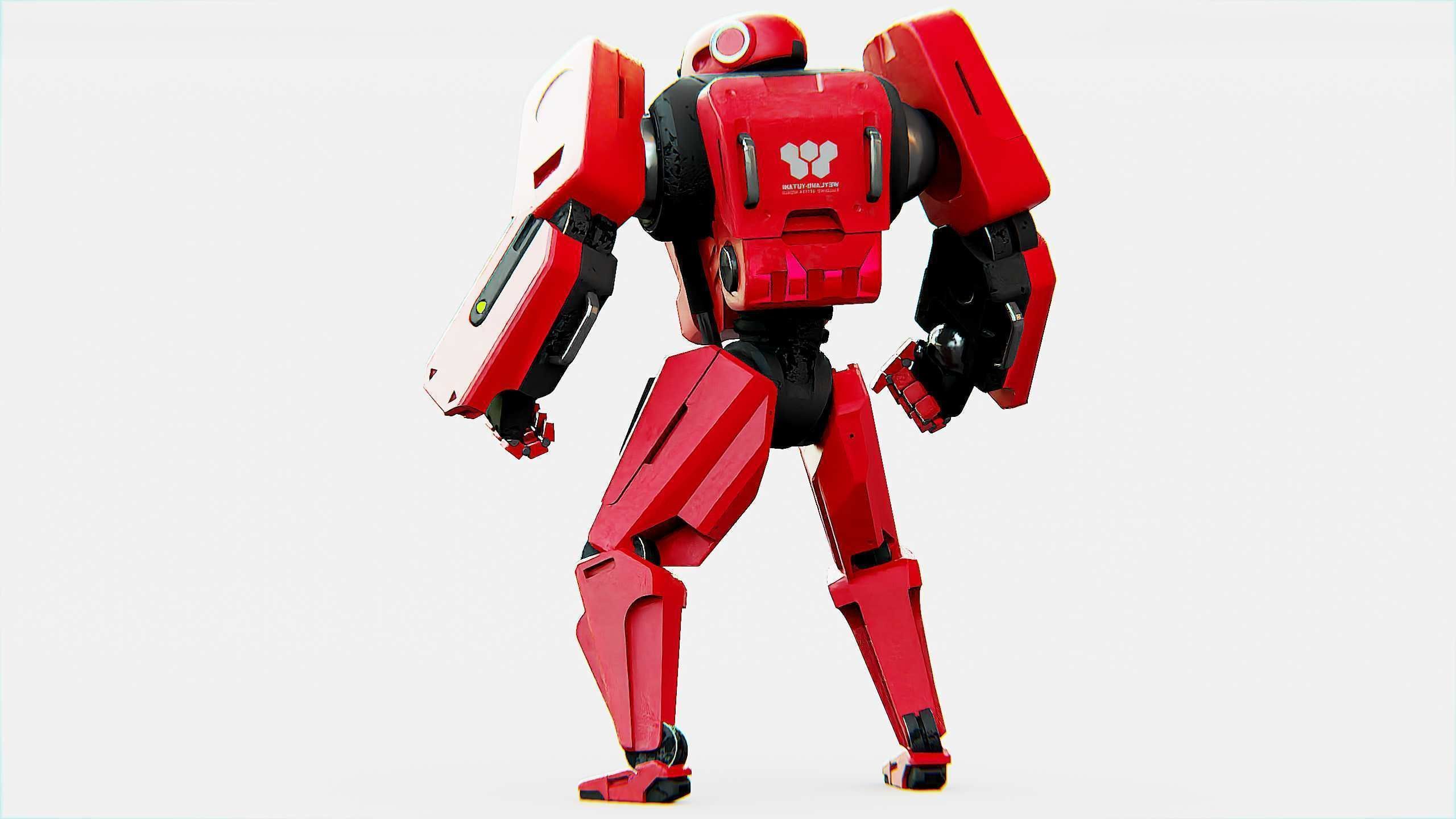 MECHA SOLDIER X Rigged for Unreal Engine - Unity - MIXAMO 3D model_11