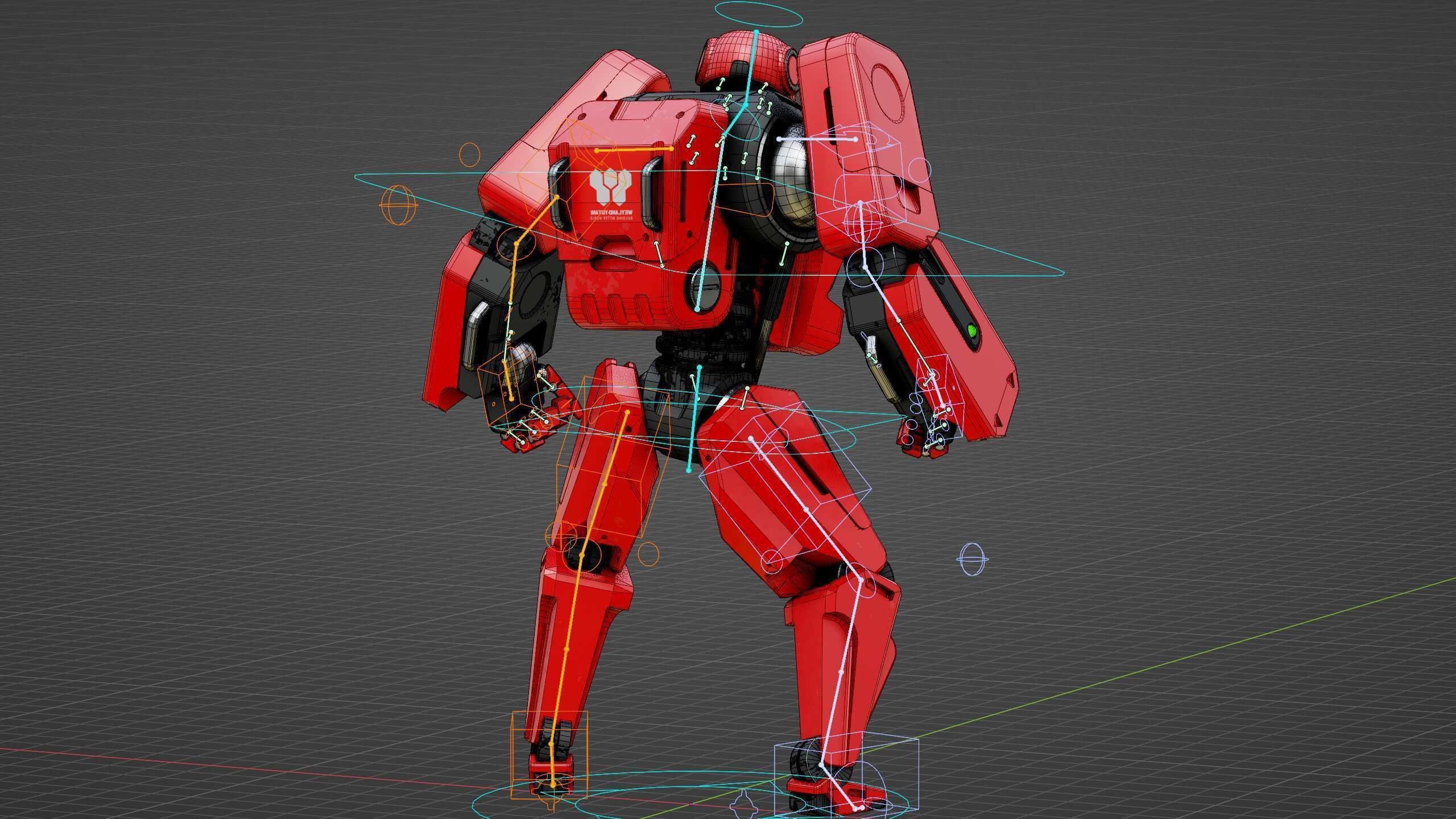 MECHA SOLDIER X Rigged for Unreal Engine - Unity - MIXAMO 3D model_38