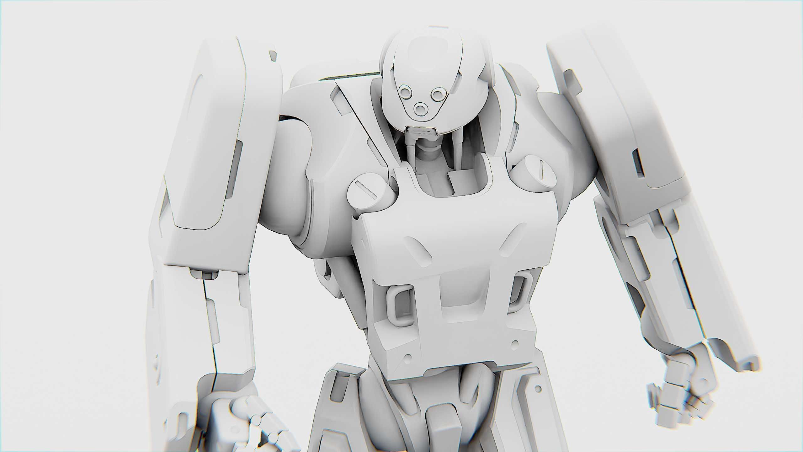 MECHA SOLDIER X Rigged for Unreal Engine - Unity - MIXAMO 3D model_32