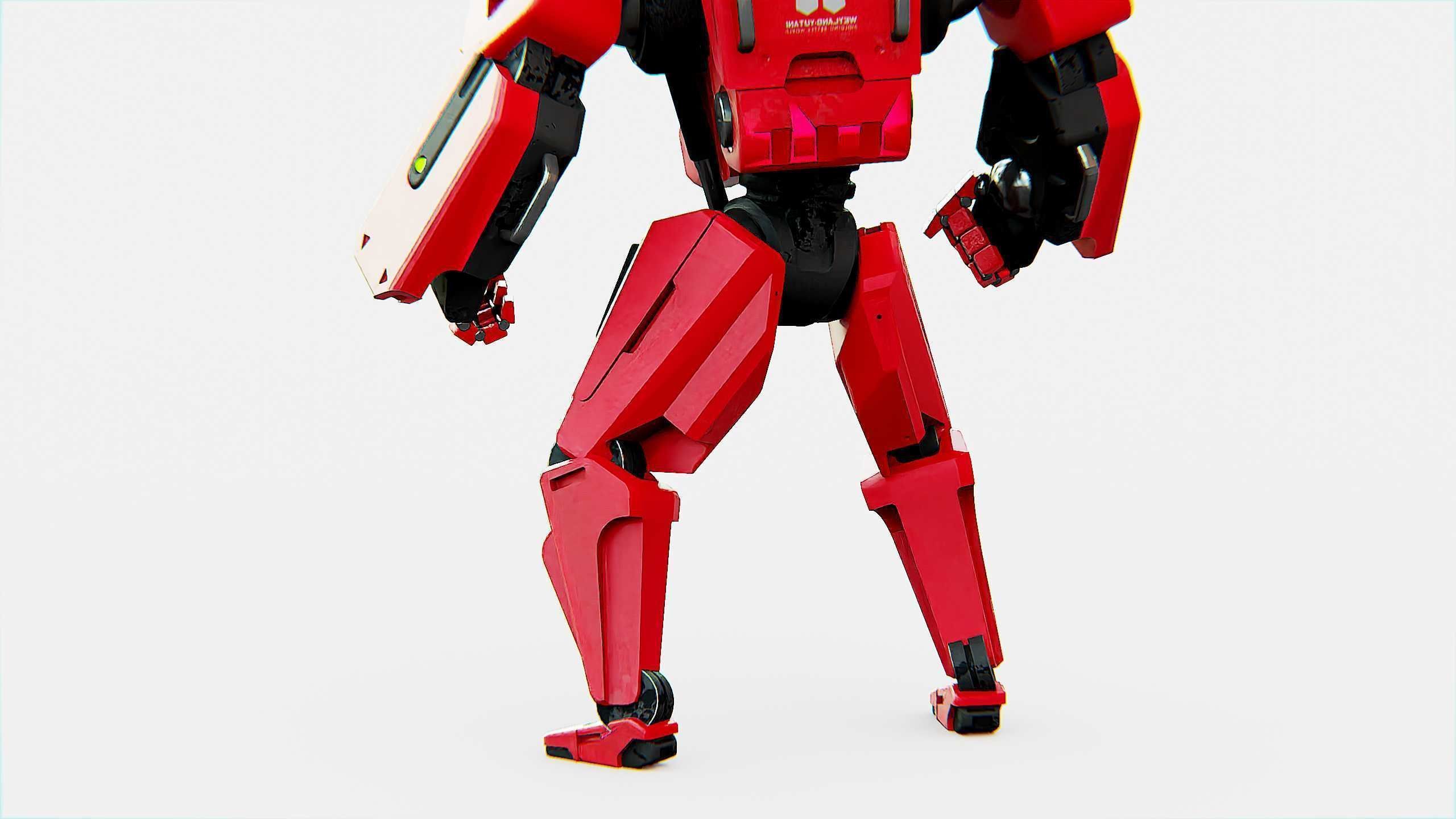 MECHA SOLDIER X Rigged for Unreal Engine - Unity - MIXAMO 3D model_23