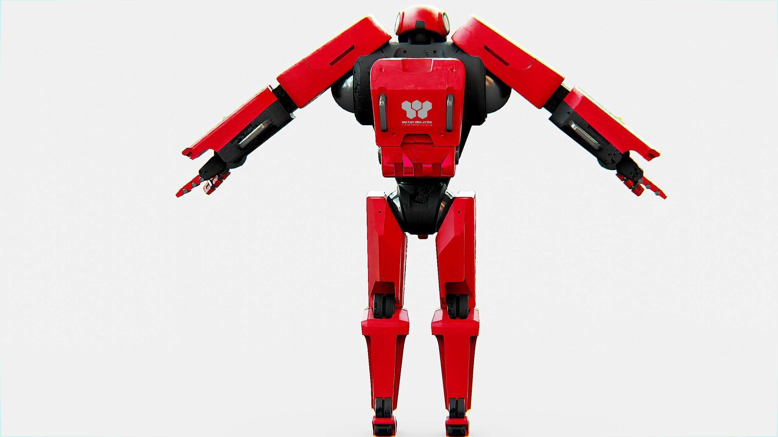 MECHA SOLDIER X Rigged for Unreal Engine - Unity - MIXAMO 3D model_25