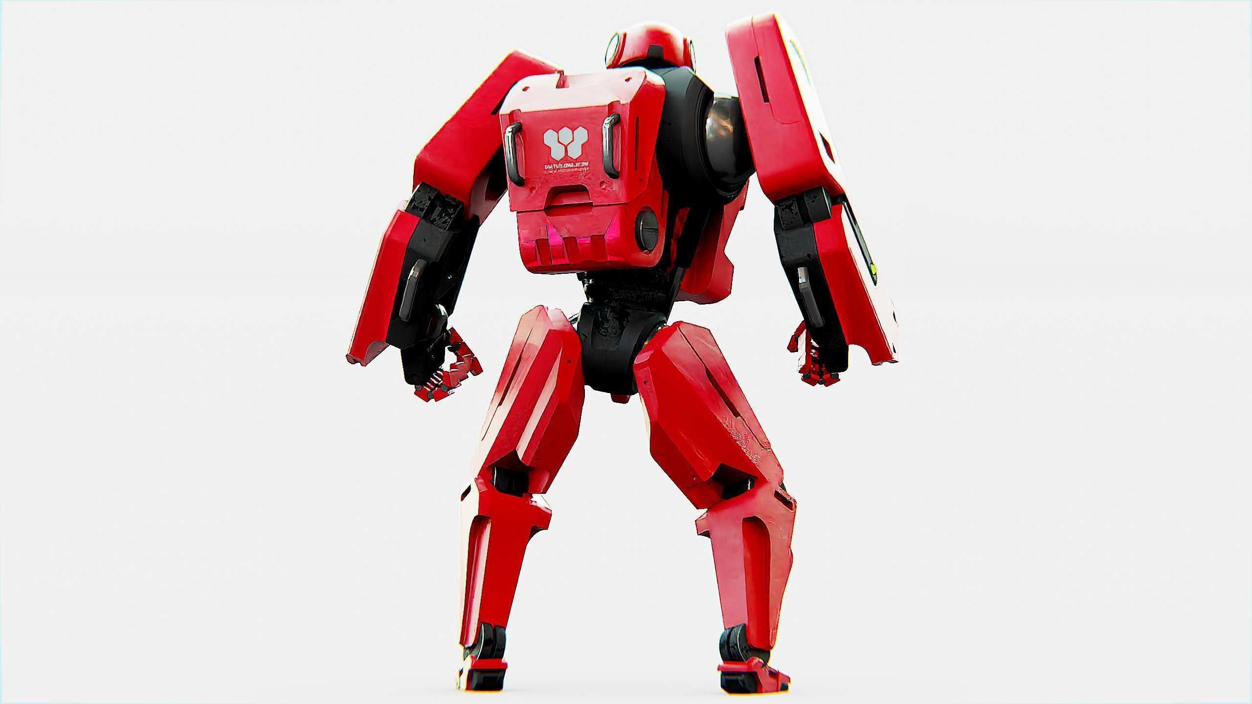 MECHA SOLDIER X Rigged for Unreal Engine - Unity - MIXAMO 3D model_13