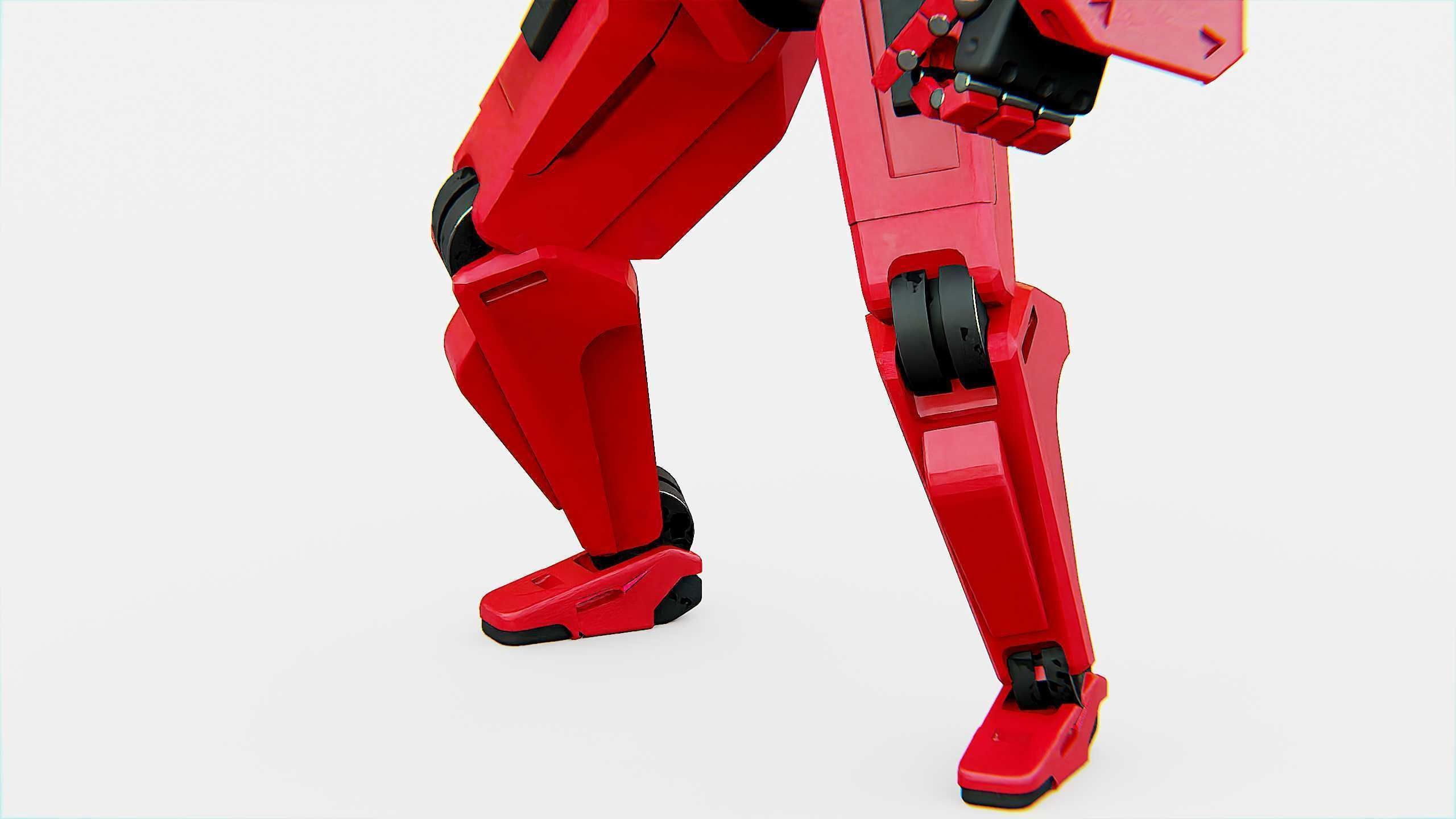 MECHA SOLDIER X Rigged for Unreal Engine - Unity - MIXAMO 3D model_22