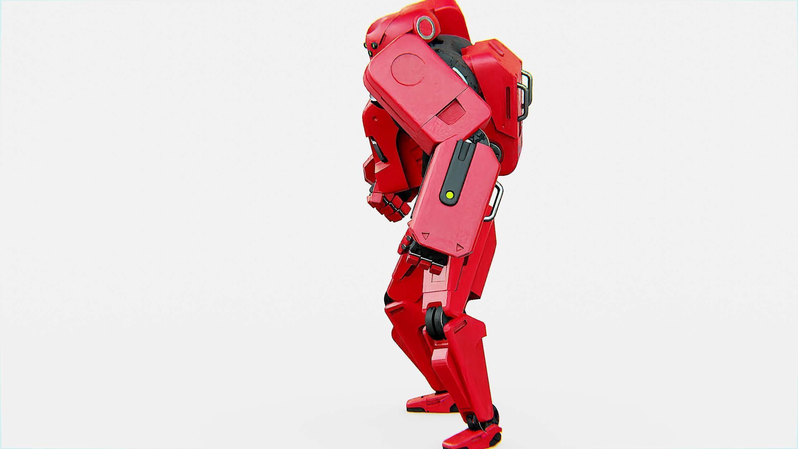 MECHA SOLDIER X Rigged for Unreal Engine - Unity - MIXAMO 3D model_7