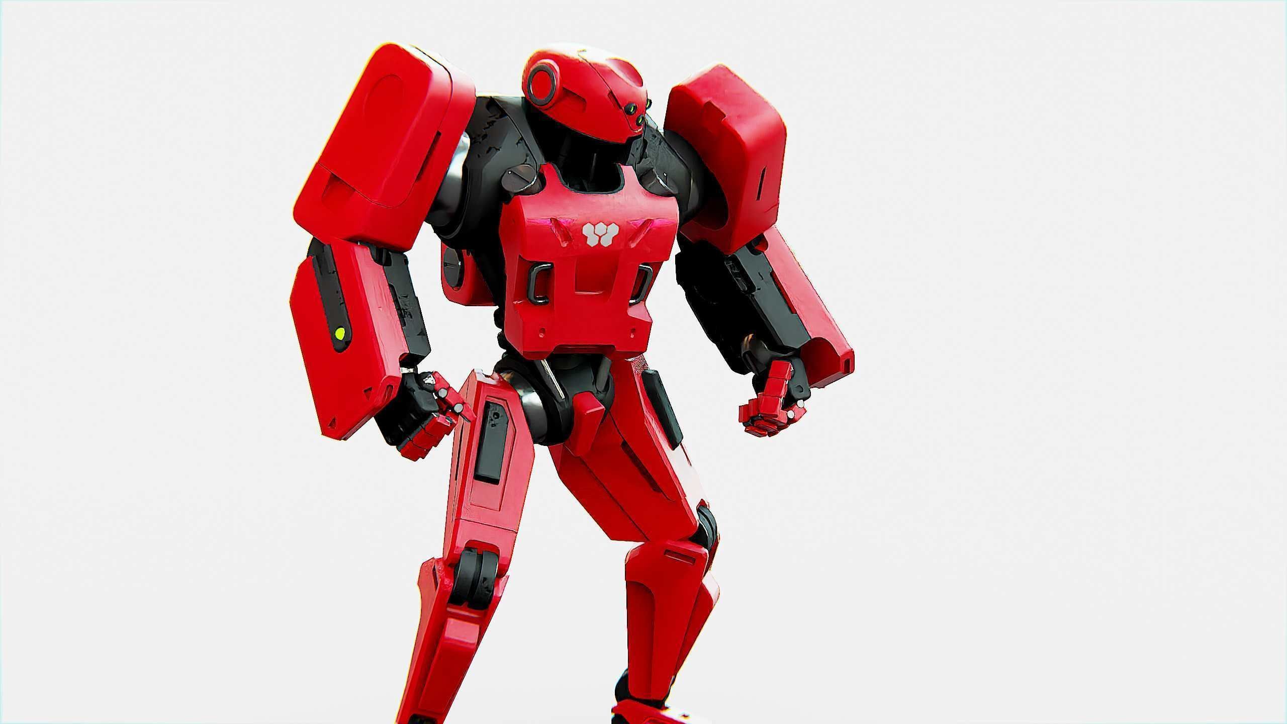 MECHA SOLDIER X Rigged for Unreal Engine - Unity - MIXAMO 3D model_17