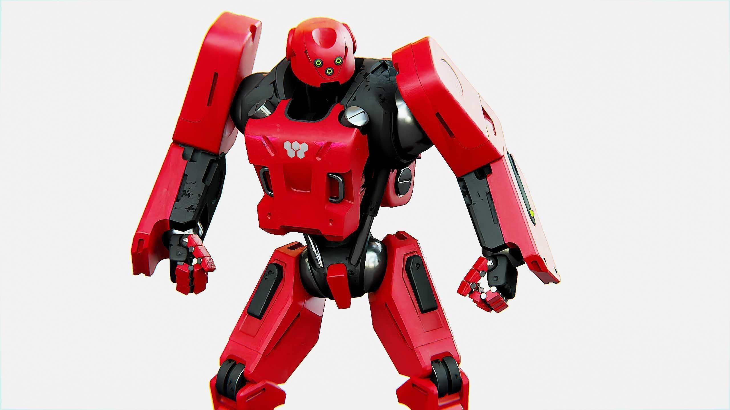 MECHA SOLDIER X Rigged for Unreal Engine - Unity - MIXAMO 3D model_2