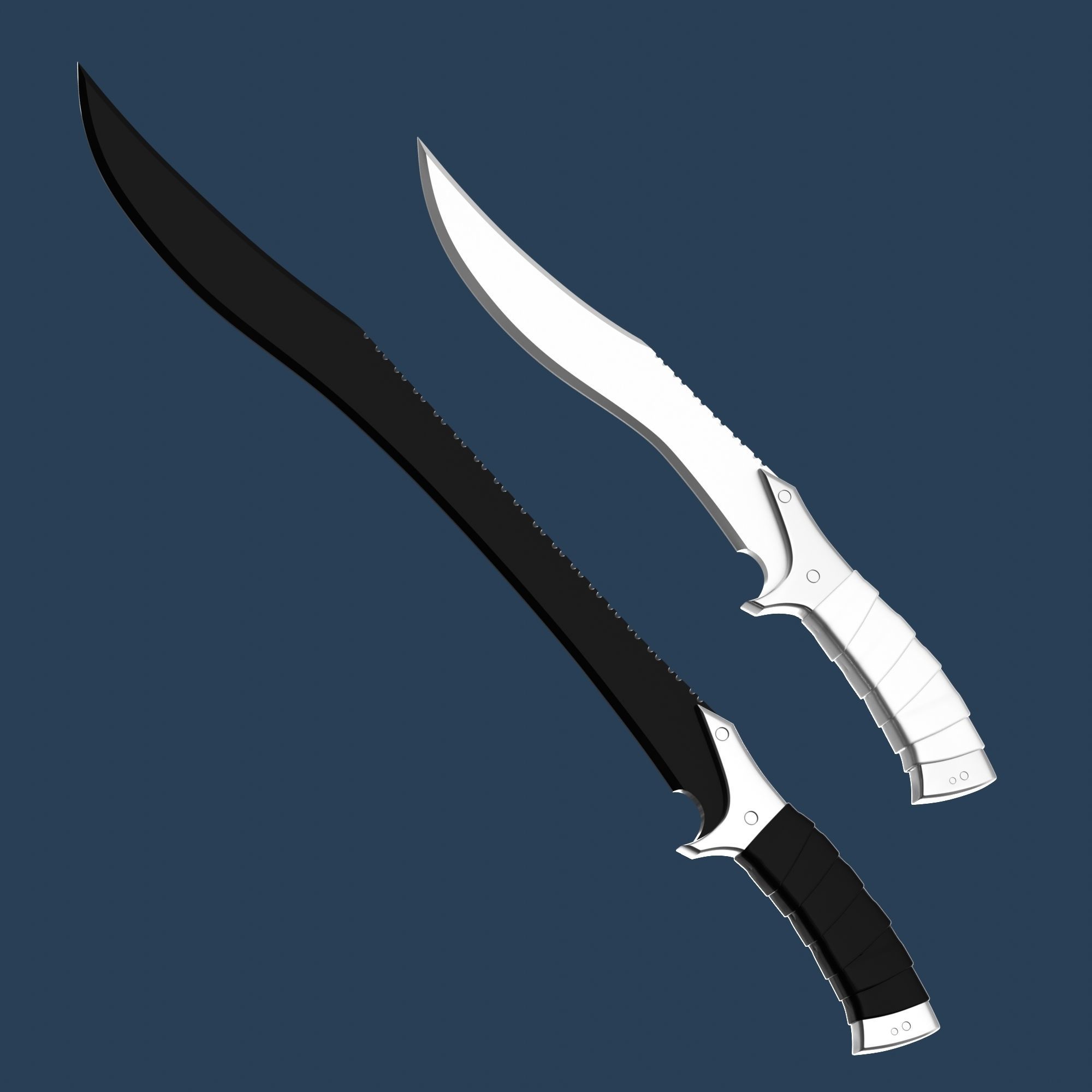 Dune Feyd-Rautha Harkonnen Knife and Machete 3D print model 3D print model_3