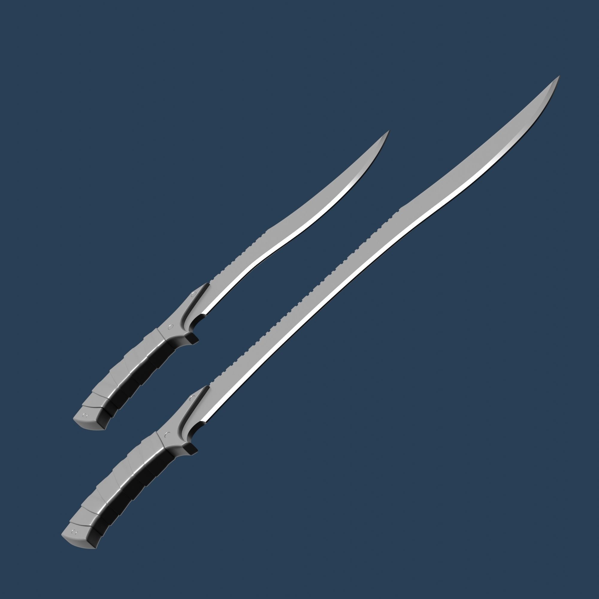 Dune Feyd-Rautha Harkonnen Knife and Machete 3D print model 3D print model_4