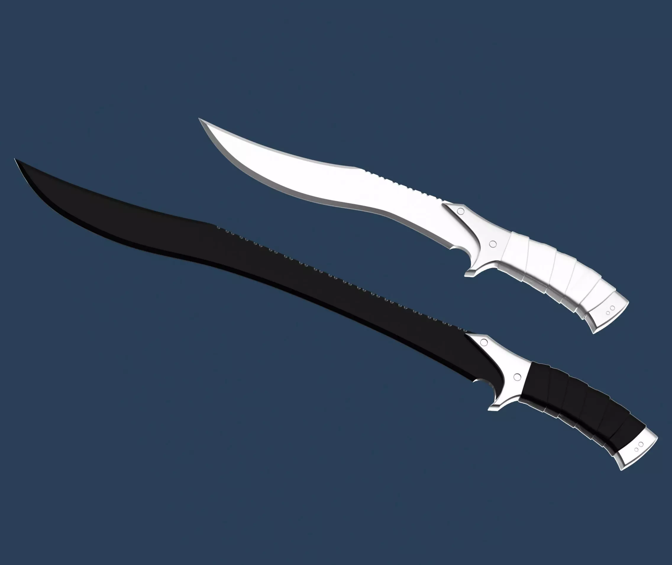 Dune Feyd-Rautha Harkonnen Knife and Machete 3D print model 3D print model_0