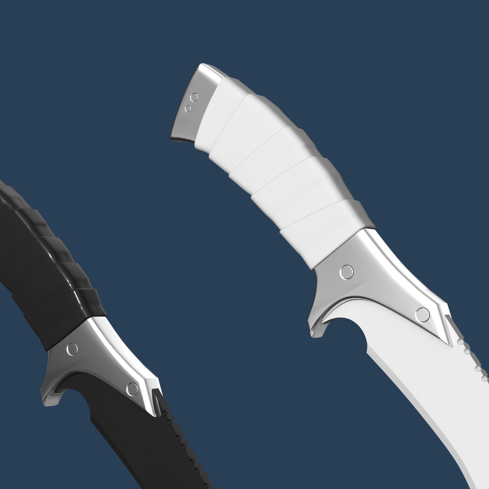 Dune Feyd-Rautha Harkonnen Knife and Machete 3D print model 3D print model_1