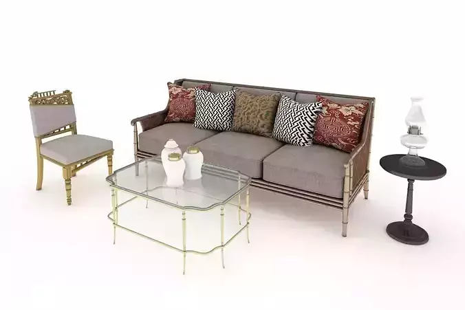 3D Classic Living Set