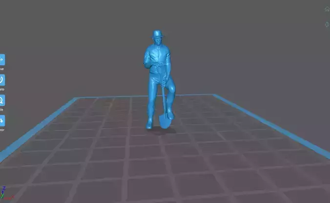 farmer miniature stl 164